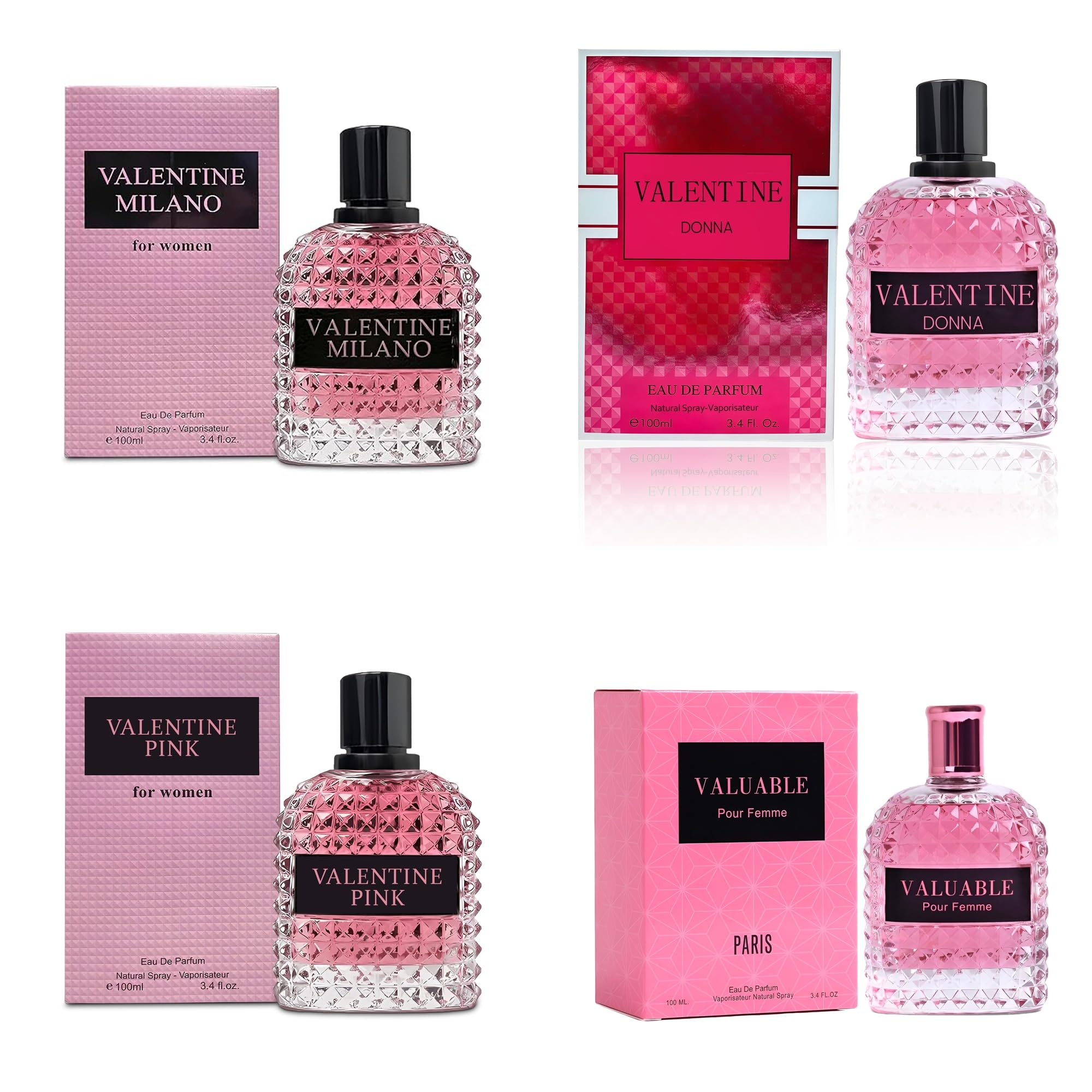 VALENTINA PINK 50ml 香水 ミニ香水4ml セット Amazon.com : A CENTER 4PCS Perfume Set for Women - Floral